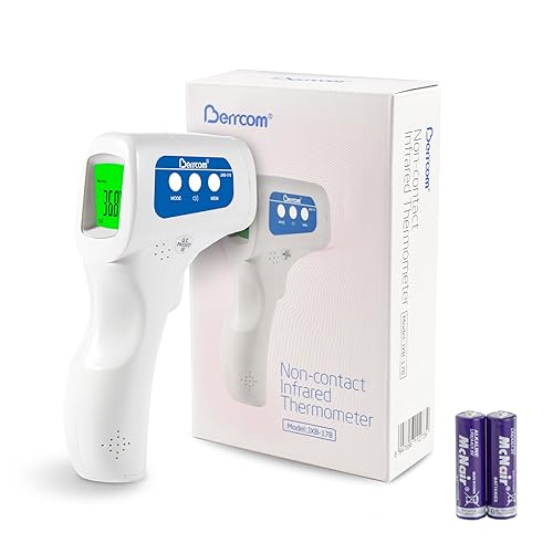 Berrcom Fieberthermometer Digitales Stirnthermometer für Babys Infrarot Kontaktlos von Berrcom