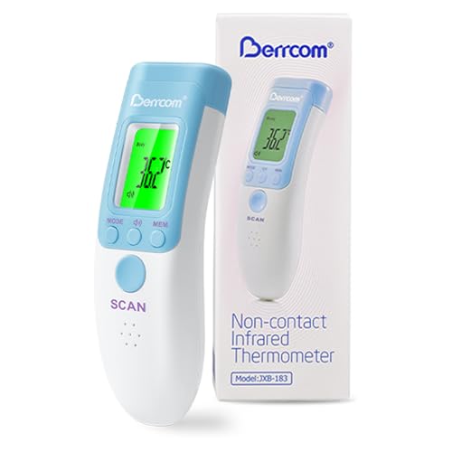 Berrcom Fieberthermometer Kontaktlos Stirnthermometer für Babys Infrarot Digitales Medizinisches Thermometer mit Fieberalarm Berrcom Fieberthermometer Kontaktlos Stirnthermometer für Babys Infrarot Digitales Medizinisches Thermometer mit Fieberalarm von Berrcom