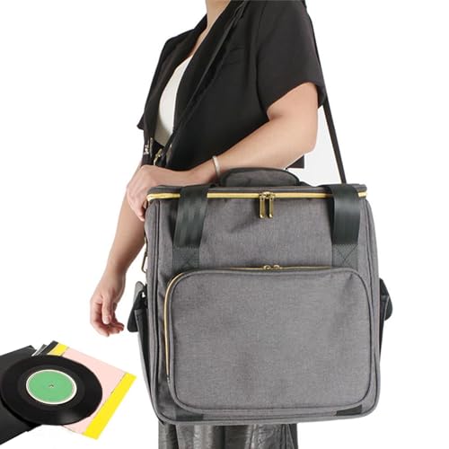 Aufbewahrungs-Registrierung – Reise-Organizer-Tasche, Organizer-Tasche | Vinyl-Aufnahmeorganisator mit großer Kapazität mit Deckel, sichere Aufbewahrung für bis zu 50 LPS, maint Aufbewahrungs-Registrierung – Reise-Organizer-Tasche, Organizer-Tasche | Vinyl-Aufnahmeorganisator mit großer Kapazität mit Deckel, sichere Aufbewahrung für bis zu 50 LPS, maint von Berriphonia