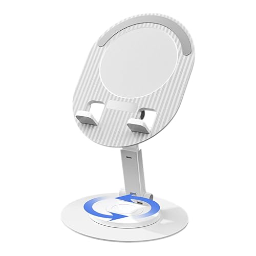 Berriphonia Handy-Schreibtischständer, drehbarer Desktop-Smartphone-Ständer, tragbarer Desktop-Ständer, faltbare Smartphone-Halterung für Zuhause, Studio Berriphonia Handy-Schreibtischständer, drehbarer Desktop-Smartphone-Ständer, tragbarer Desktop-Ständer, faltbare Smartphone-Halterung für Zuhause, Studio von Berriphonia
