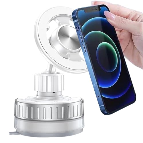 Berriphonia Rotierende Kfz-Halterung für Mobiltelefone – magnetische Telefonhalterung unter Vakuum, einfach zu bedienen von Berriphonia