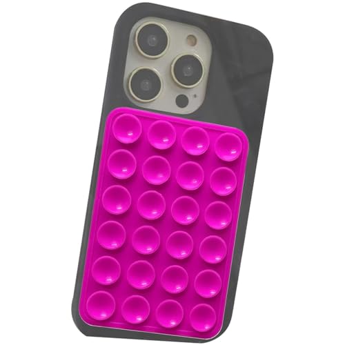 Berriphonia Sauggriff für Telefone, klebrige Telefonbuchse – Halterung für Mobiltelefone aus Silikon, vielseitig einsetzbar von Berriphonia
