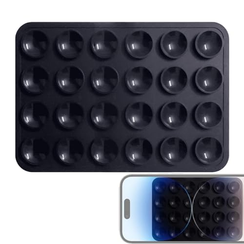 Berriphonia Telefon-Sauggriff, klebriger Telefonanschluss | Smartphone-Halterung aus Silikon – klebriger Telefongriff mit Saugkraft, Smartphone-Zubehör für Selfies, von Berriphonia