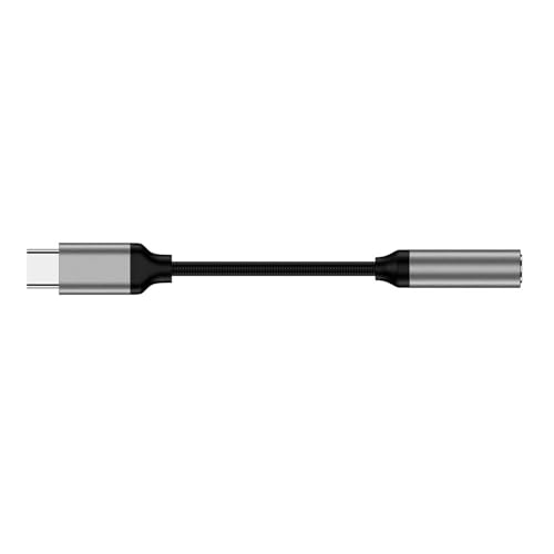 Berriphonia USB Typ C auf 3,5 mm und Ladegerät, USB C auf AUX Audio Dongle Kabel – Adapter für weibliche Kopfhörer Typ C auf 3,5 mm – Nylongeflecht, Stereo-Kabel zu Verstärkern, Gitarre, Berriphonia USB Typ C auf 3,5 mm und Ladegerät, USB C auf AUX Audio Dongle Kabel – Adapter für weibliche Kopfhörer Typ C auf 3,5 mm – Nylongeflecht, Stereo-Kabel zu Verstärkern, Gitarre, von Berriphonia