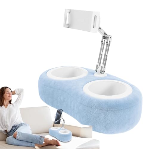 Handy-Kissenhalter – Kopfkissen, Handy-Ständer, Tablet-Klapp-Schreibtisch, Mehrzweck-Kissenständer für Handy, verstellbare Handyhalterung, abnehmbarer Tablet-Kissenhalter, tragbar für Bett, Couch von Berriphonia
