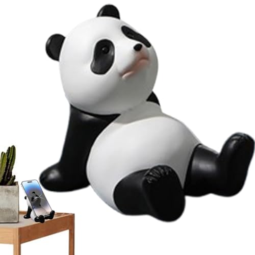 Panda-Telefonhalter | Cartoon-Panda-Telefonhalter für Schreibtisch | Stabiler Und Rutschfester Panda-Dekorativer Schreibtisch Für Bücherregal Auf Des Cam Auf Der Fensterbank von Berriphonia