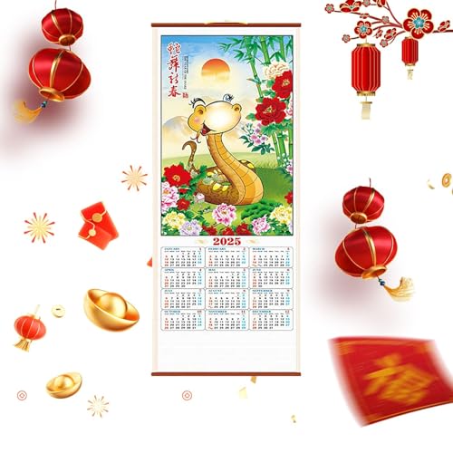 Schlangenkalenderjahr - Schlangenjahr, Glückskalender für das Jahr der Schlange | Chinesischer Neujahrskalender für Zuhause, chinesische Restaurants, Supermärkte, Dekoration Schlangenkalenderjahr - Schlangenjahr, Glückskalender für das Jahr der Schlange | Chinesischer Neujahrskalender für Zuhause, chinesische Restaurants, Supermärkte, Dekoration von Berriphonia