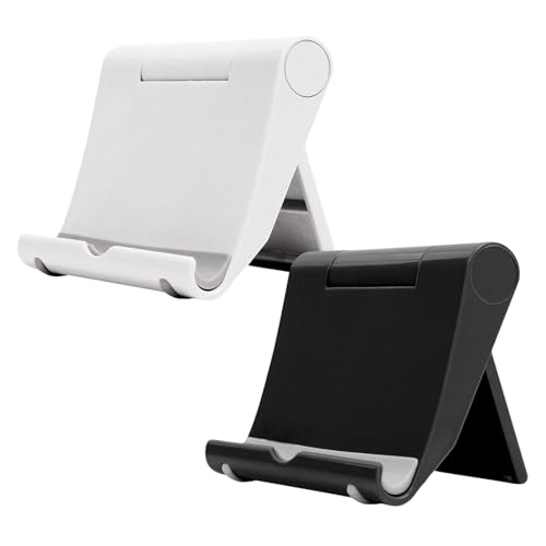 Tablet-Halterung für Mobiltelefone – Tablet-Halterung, Telefonhalterung | Tischhalterung für Telefon, faltbar, Tablet-Halterung, Desktop-Halterung, Telefonhalterung von Berriphonia