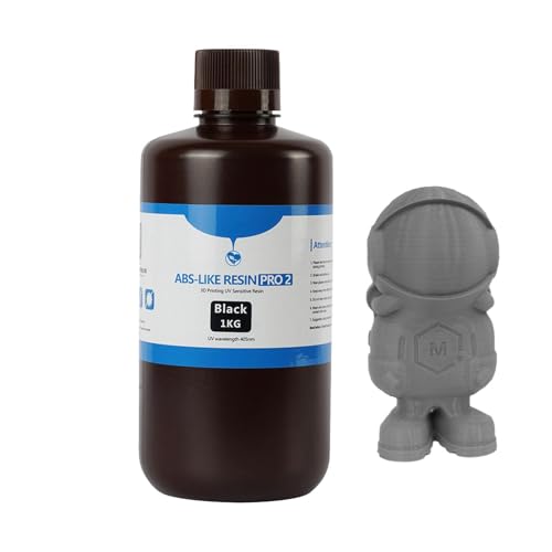 UV-härtendes Photopolymer-Harz, 1000 g, robustes 3D-Harz, ABS-Kunststoff, UV-härtendes Photopolymer-Harz, geruchsarmes Druckerharz, 3D-Druckflüssigkeit für Figuren von Berriphonia