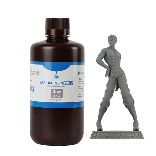 UV-härtendes Photopolymer-Harz - 1000 g robustes ABS-Harz, UV-härtendes Photopolymer-Harz, geruchsarmes Druckerharz, Druckflüssigkeit für Figuren von Berriphonia