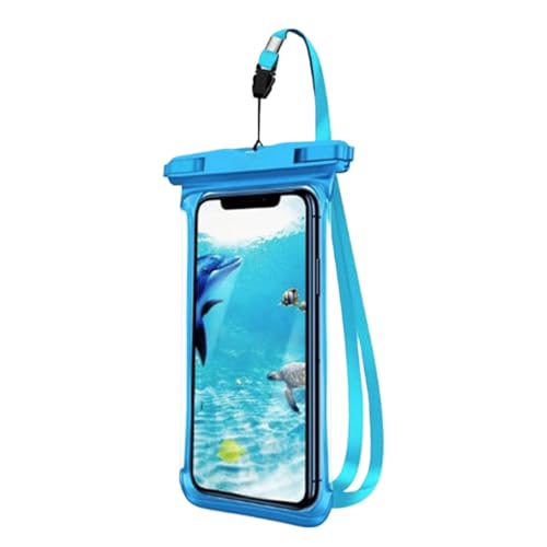 Wasserfeste Telefonspur – Kopfhörer für Trockentasche, Touchscreen, wasserdichte Halterung Universal | Schwimmende Abdeckung IPX8 für Telefone, Secure Travel Pouch für Pool Kayaking Randing Boating Wa von Berriphonia