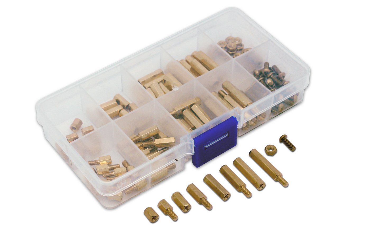BerryBase BerryBase 120-teiliges Messing Abstandshalter Sortiment, M2,5, inkl. Adapter BerryBase BerryBase 120-teiliges Messing Abstandshalter Sortiment, M2,5, inkl. Adapter von BerryBase
