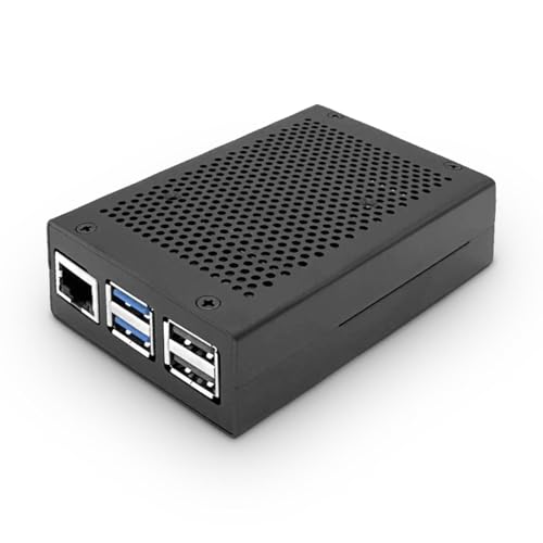 BerryBase Aluminium Gehäuse für Raspberry Pi 5, schwarz BerryBase Aluminium Gehäuse für Raspberry Pi 5, schwarz von BerryBase