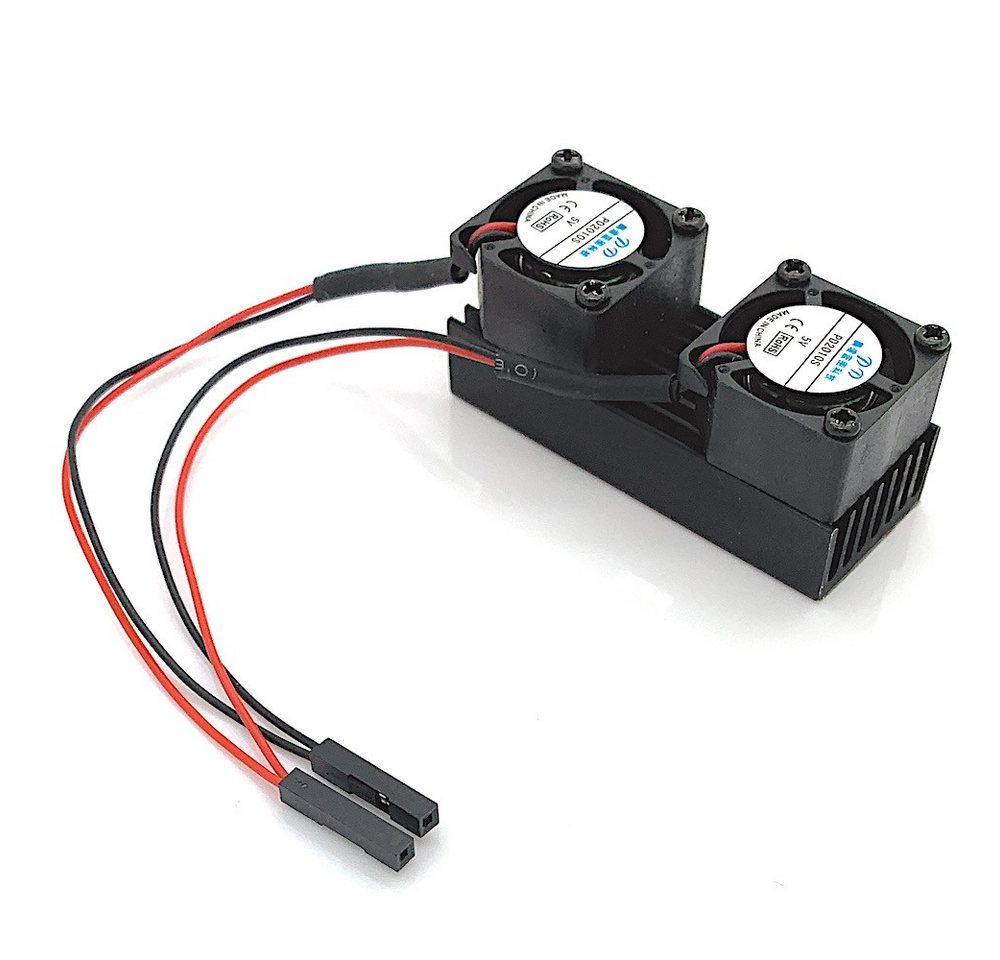 BerryBase Computer-Kühler Dual Lüfter für Raspberry Pi BerryBase Computer-Kühler Dual Lüfter für Raspberry Pi von BerryBase