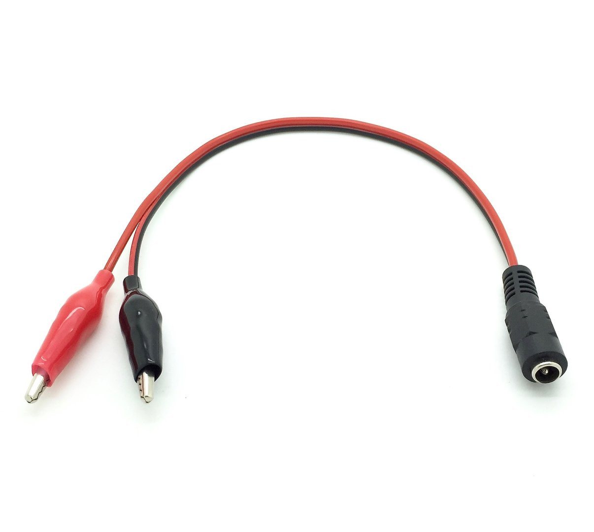 BerryBase DC Adapterkabel Hohlstecker-Buchse 5,5x2,1mm - 2x Krokodilklemme 25cm Netzkabel BerryBase DC Adapterkabel Hohlstecker-Buchse 5,5x2,1mm - 2x Krokodilklemme 25cm Netzkabel von BerryBase