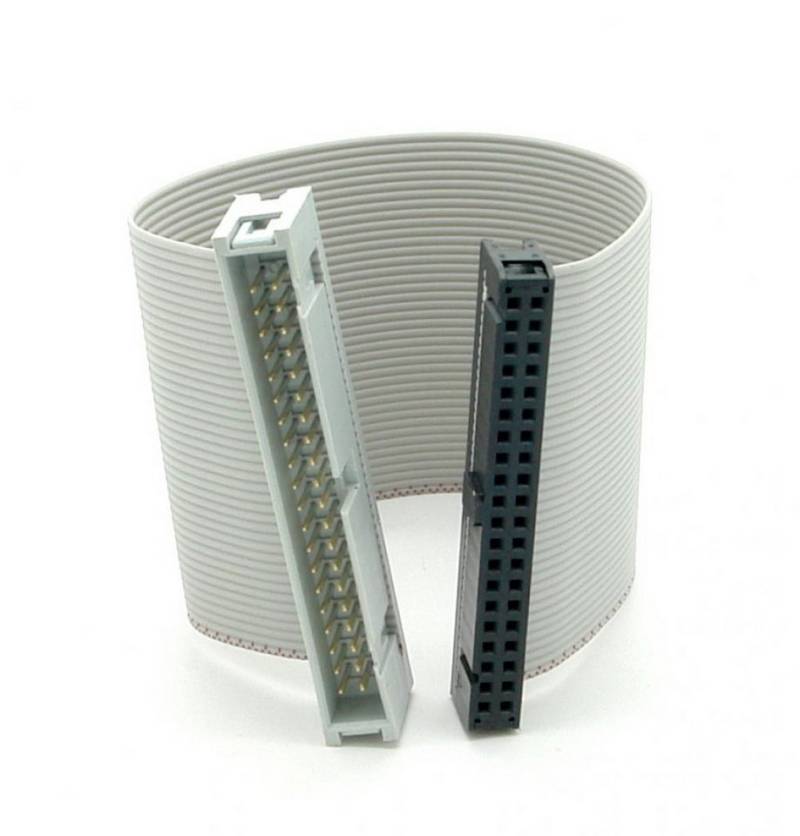 BerryBase GPIO Extension / Verlängerungskabel, 40 Pin, für Raspberry Pi, grau - Elektro-Kabel, (15 cm) von BerryBase