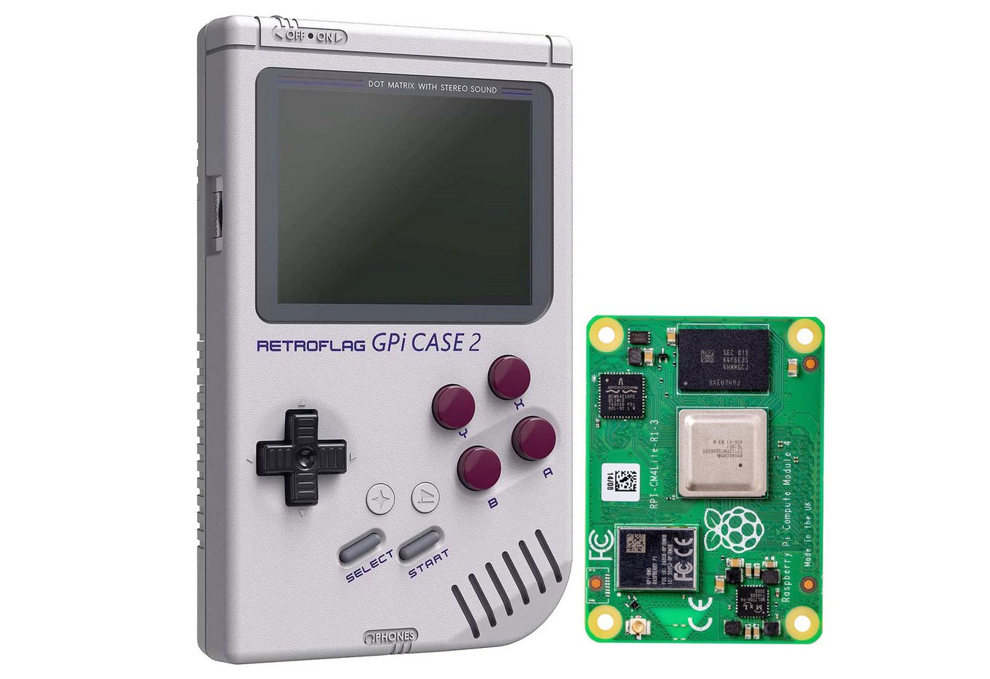 BerryBase GPi Case 2, Handheld Gaming Gehäuse mit Raspberry Pi Compute Module 4 Mini-PC Barebone BerryBase GPi Case 2, Handheld Gaming Gehäuse mit Raspberry Pi Compute Module 4 Mini-PC Barebone von BerryBase