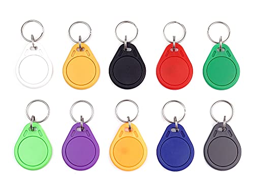 BerryBase RFID/NFC Schlüsselanhänger Tags, Ntag215, farbig sortiert, 10 Stück BerryBase RFID/NFC Schlüsselanhänger Tags, Ntag215, farbig sortiert, 10 Stück von BerryBase