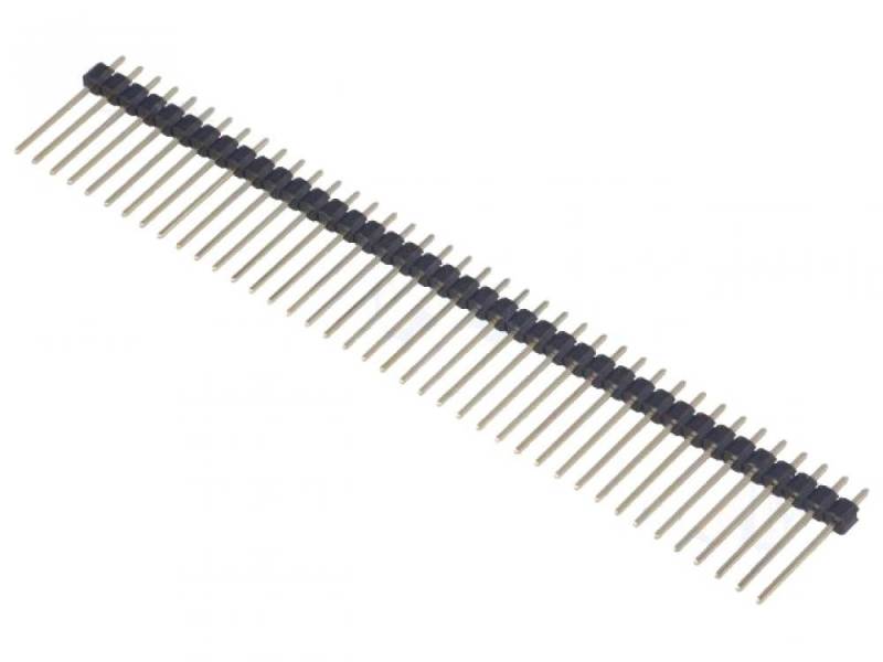 BerryBase Stiftleiste, 18mm, 40-polig, RM 2,54, gerade Elektro-Kabel von BerryBase