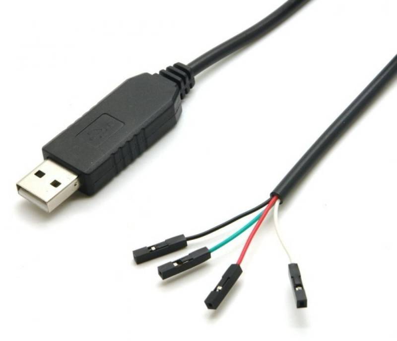BerryBase USB - TTL / UART / RS232 Adapterkabel mit PL2303HX Chipsatz Elektro-Kabel von BerryBase