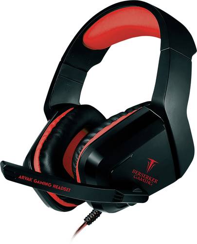 Berserker Gaming AVRAK Gaming Over Ear Headset kabelgebunden Stereo Schwarz, Rot Berserker Gaming AVRAK Gaming Over Ear Headset kabelgebunden Stereo Schwarz, Rot von Berserker Gaming