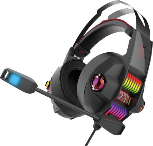 Berserker Gaming EIKTHYRNIR Gaming Over Ear Headset kabelgebunden Stereo Schwarz Lautstärkeregelung von Berserker Gaming