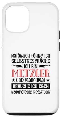 Natürlich Führe Ich Selbstgespräche Ich Bin Metzger Hülle für iPhone 12/12 Pro Natürlich Führe Ich Selbstgespräche Ich Bin Metzger Hülle für iPhone 12/12 Pro von Beruf Metzger Geschenke Lustige Sprüche