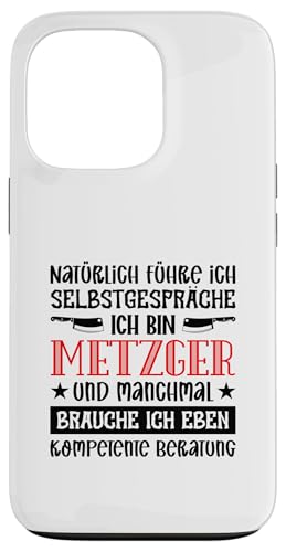 Natürlich Führe Ich Selbstgespräche Ich Bin Metzger Hülle für iPhone 13 Pro Natürlich Führe Ich Selbstgespräche Ich Bin Metzger Hülle für iPhone 13 Pro von Beruf Metzger Geschenke Lustige Sprüche
