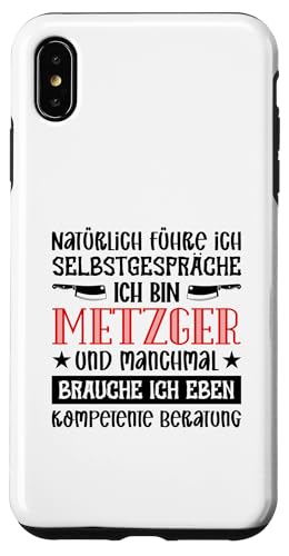 Natürlich Führe Ich Selbstgespräche Ich Bin Metzger Hülle für iPhone XS Max Natürlich Führe Ich Selbstgespräche Ich Bin Metzger Hülle für iPhone XS Max von Beruf Metzger Geschenke Lustige Sprüche