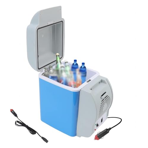 Elektrische KüHlbox Auto, 7.5L, Auto 12 V, GeräUscharm Mini KüHlbox, Mit KüHl Und Heizfunktion Auto KüHlbox Klein, FüR Camping, Reisen, Outdoor, Auto von BesBet