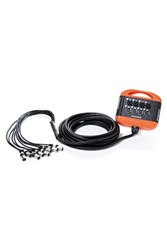 Bespeco XTRA800L20SC Stage Box 4 Verbinder Combo/4 Xlr F, 20 m, isolierte Schirme von Bespeco