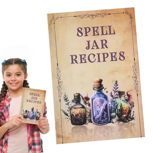 Besreey Hexenhandwerk Zauberbuch, Spell Jar Book,Detaillierte Witch -Bastelbücher inhalt mit 61 Seiten für Anfänger - Zaubererzubehör für Heimreiseversammlungen für Heimschule Besreey Hexenhandwerk Zauberbuch, Spell Jar Book,Detaillierte Witch -Bastelbücher inhalt mit 61 Seiten für Anfänger - Zaubererzubehör für Heimreiseversammlungen für Heimschule von Besreey