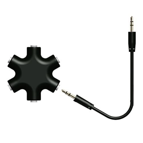 Besreey Kopfhörer-Splitter | Audio-Adapter - Stereo-Split-Adapter für PC Laptop Tablet zum gemeinsamen Musikhören und Videoschauen Besreey Kopfhörer-Splitter | Audio-Adapter - Stereo-Split-Adapter für PC Laptop Tablet zum gemeinsamen Musikhören und Videoschauen von Besreey