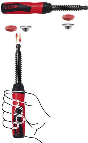 Bessey 2-Komponenten-Kunststoffgriff inkl. wechselbarer Druckplatte (TG / GZ / GMZ, Ausladung 100 mm Bessey 2-Komponenten-Kunststoffgriff inkl. wechselbarer Druckplatte (TG / GZ / GMZ, Ausladung 100 mm von Bessey