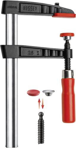 Bessey Temperguss-Schraubzwinge TG 100/50 TG10 Spann-Weite (max.):100mm Ausladungs-Maße:50mm von Bessey