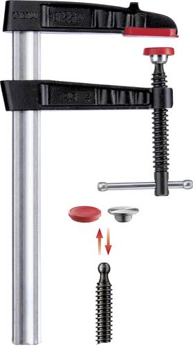 Bessey Temperguss-Schraubzwinge TG-K 200/100 TG20K Spann-Weite (max.):200mm Ausladungs-Maße:100mm von Bessey