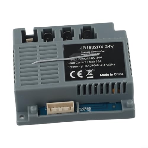 Besshepplo JR1932RX-24V Empfänger für Kinder Elektrofahrzeug Fernbedienung Kompatibel 7-polig Vierseitige Steckdose 24V Spannungsregler Ersatzteil (JR1932RX-24V Empfänger) von Besshepplo