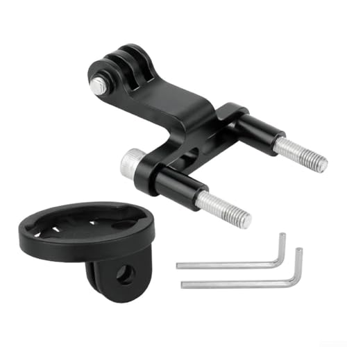 Fahrradcomputer-Halterung mit Adapter für Garmin und Frontlichter, stabile Konstruktion aus Aluminiumlegierung für zuverlässige Leistung von Besshepplo