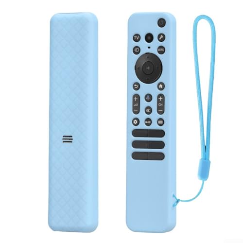 Funktionelle Silikon-Schutzhülle für Sony RMF TX920U TX910U Fernbedienung, eng anliegend und praktisch für den täglichen Gebrauch, Hellblau Funktionelle Silikon-Schutzhülle für Sony RMF TX920U TX910U Fernbedienung, eng anliegend und praktisch für den täglichen Gebrauch, Hellblau von Besshepplo