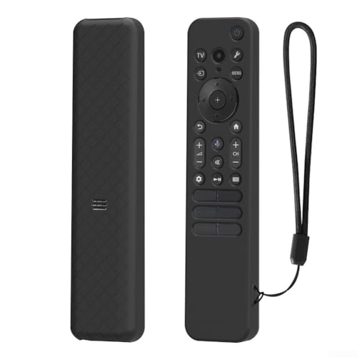 Funktionelle Silikonhülle für Sony RMF TX920U TX910U Fernbedienung, eng anliegend und praktisch für den täglichen Gebrauch (schwarz) von Besshepplo