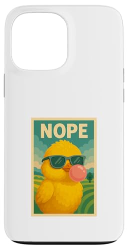 Baby Chicken Nope Kaugummi Bubble Print Pop Art Hülle für iPhone 13 Pro Max Baby Chicken Nope Kaugummi Bubble Print Pop Art Hülle für iPhone 13 Pro Max von Best Animal Tees and More