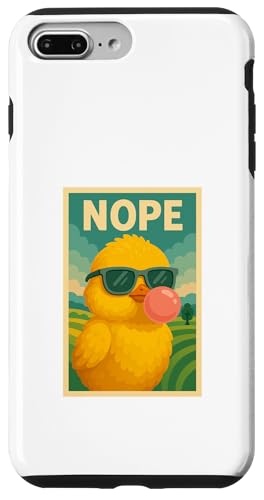 Baby Chicken Nope Kaugummi Bubble Print Pop Art Hülle für iPhone 7 Plus/8 Plus Baby Chicken Nope Kaugummi Bubble Print Pop Art Hülle für iPhone 7 Plus/8 Plus von Best Animal Tees and More