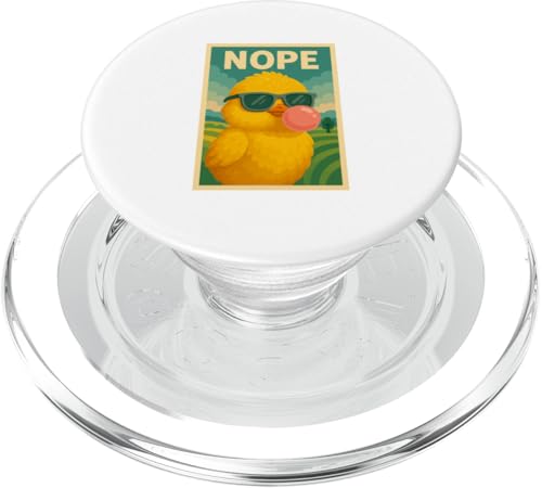 Baby Chicken Nope Kaugummi Bubble Print Pop Art PopSockets PopGrip für MagSafe Baby Chicken Nope Kaugummi Bubble Print Pop Art PopSockets PopGrip für MagSafe von Best Animal Tees and More