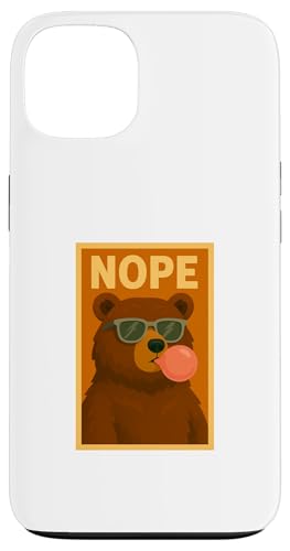 Bear Nope Kaugummi, Blasendruck, Pop-Art, süßer Bär Hülle für iPhone 13 Bear Nope Kaugummi, Blasendruck, Pop-Art, süßer Bär Hülle für iPhone 13 von Best Animal Tees and More