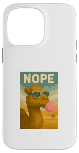Camel Nope Kaugummi Bubble Print Pop Art Hülle für iPhone 14 Pro Max Camel Nope Kaugummi Bubble Print Pop Art Hülle für iPhone 14 Pro Max von Best Animal Tees and More