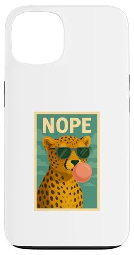 Cheetah Nope Kaugummi Bubble Print Pop Art Hülle für iPhone 13 Cheetah Nope Kaugummi Bubble Print Pop Art Hülle für iPhone 13 von Best Animal Tees and More