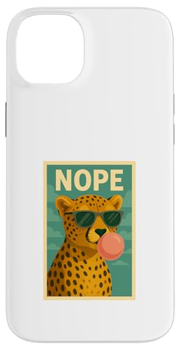 Cheetah Nope Kaugummi Bubble Print Pop Art Hülle für iPhone 14 Plus Cheetah Nope Kaugummi Bubble Print Pop Art Hülle für iPhone 14 Plus von Best Animal Tees and More