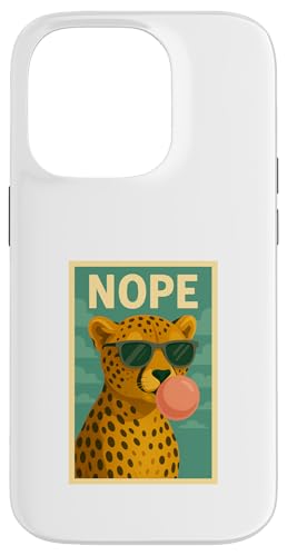 Cheetah Nope Kaugummi Bubble Print Pop Art Hülle für iPhone 14 Pro Cheetah Nope Kaugummi Bubble Print Pop Art Hülle für iPhone 14 Pro von Best Animal Tees and More