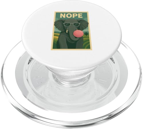 Elefant Nope Kaugummi Bubble Print Pop Art PopSockets PopGrip für MagSafe Elefant Nope Kaugummi Bubble Print Pop Art PopSockets PopGrip für MagSafe von Best Animal Tees and More