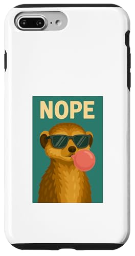 Erdmännchen Nope Kaugummi Bubble Print Pop Art Hülle für iPhone 7 Plus/8 Plus Erdmännchen Nope Kaugummi Bubble Print Pop Art Hülle für iPhone 7 Plus/8 Plus von Best Animal Tees and More